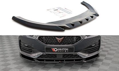 Maxton Design CU-LE-1-FD3T Front Splitter V.3 Cupra Leon | ML Performance UK Car Parts