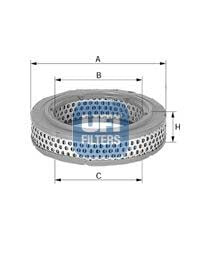 UFI 27.906.00 Air Filter For Renault 5