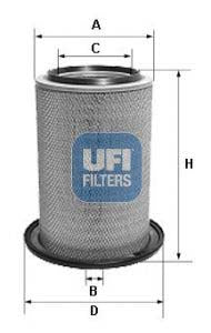 UFI 27.538.00 Air Filter