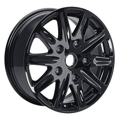 GENUINE FORD 2125857 x4 SET OF 4 TRANSIT CUSTOM - TOURNEO CUSTOM ALLOY WHEEL 17" 10-SPOKE DESIGN, PANTHER BLACK, 2018 - 2021 | ML Performance UK