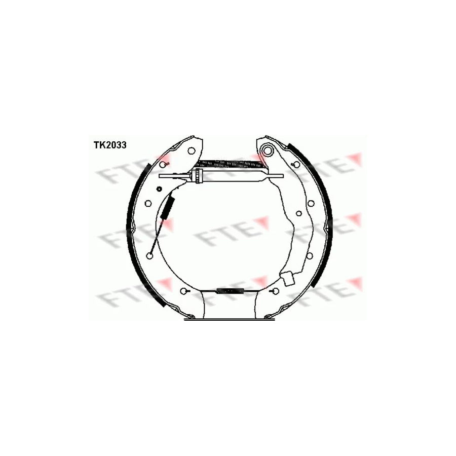 Fte TK2033 Brake Shoe Set | ML Performance UK Car Parts