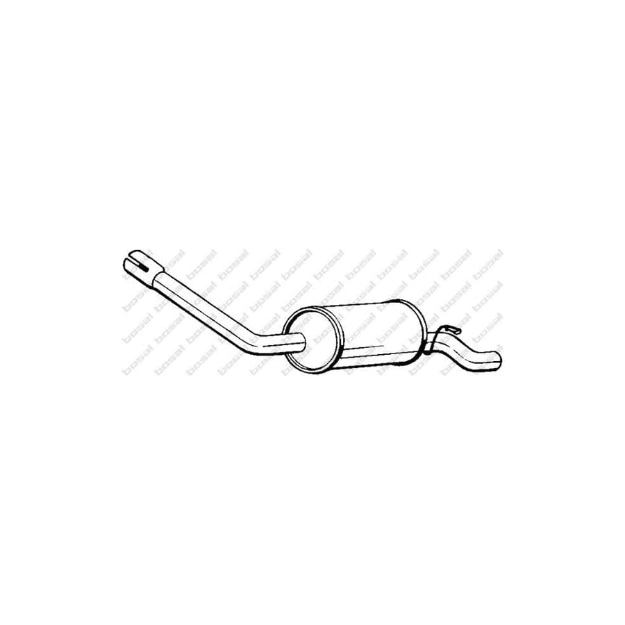 Bosal 154-719 Rear Silencer For Ford Sierra