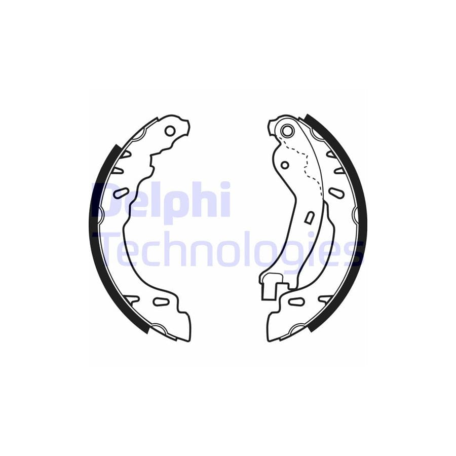 Delphi Ls1971 Brake Shoe Set