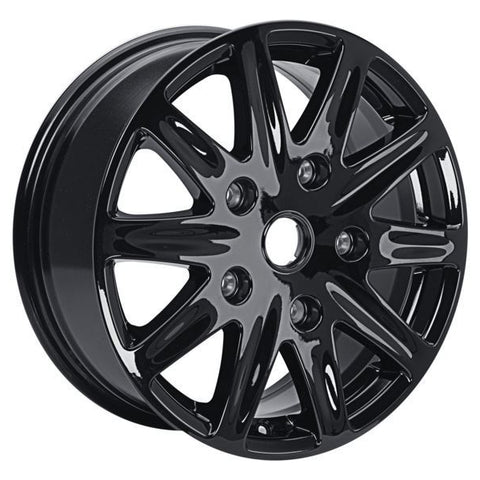 GENUINE FORD 2125857 x4 SET OF 4 TRANSIT CUSTOM - TOURNEO CUSTOM ALLOY WHEEL 17" 10-SPOKE DESIGN, PANTHER BLACK, 2018 - 2021 | ML Performance UK