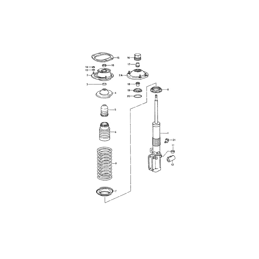 Genuine Porsche Shock Absorber Concaved Washer Porsche 964 / 993 | ML Performance UK Car Parts