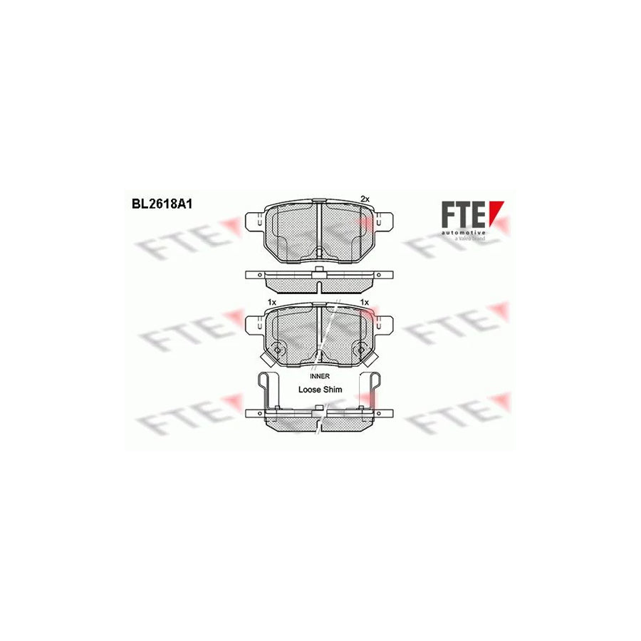 Fte BL2618A1 Brake Pad Set | ML Performance UK Car Parts