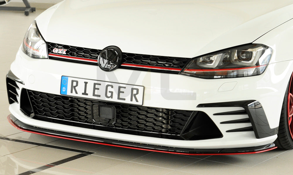 Rieger 00059574 VW Mk7 Golf GTI Clubsport Front Splitter 4 | ML Performance UK Car Parts