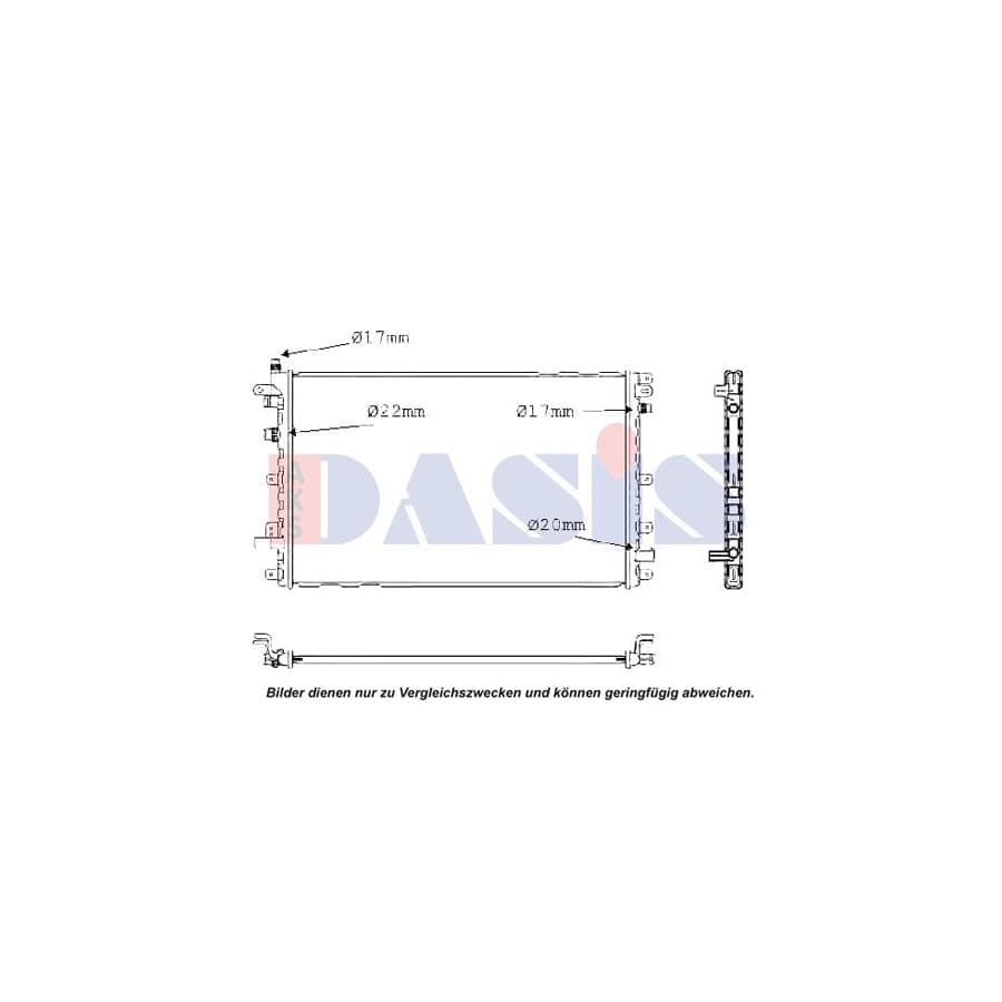 AKS Dasis 150123N Engine Radiator | ML Performance UK