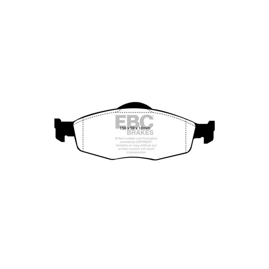 EBC PD40K718 Ford Ultimax Pad & Plain Disc Kit - Bendix Caliper 2 | ML Performance UK Car Parts