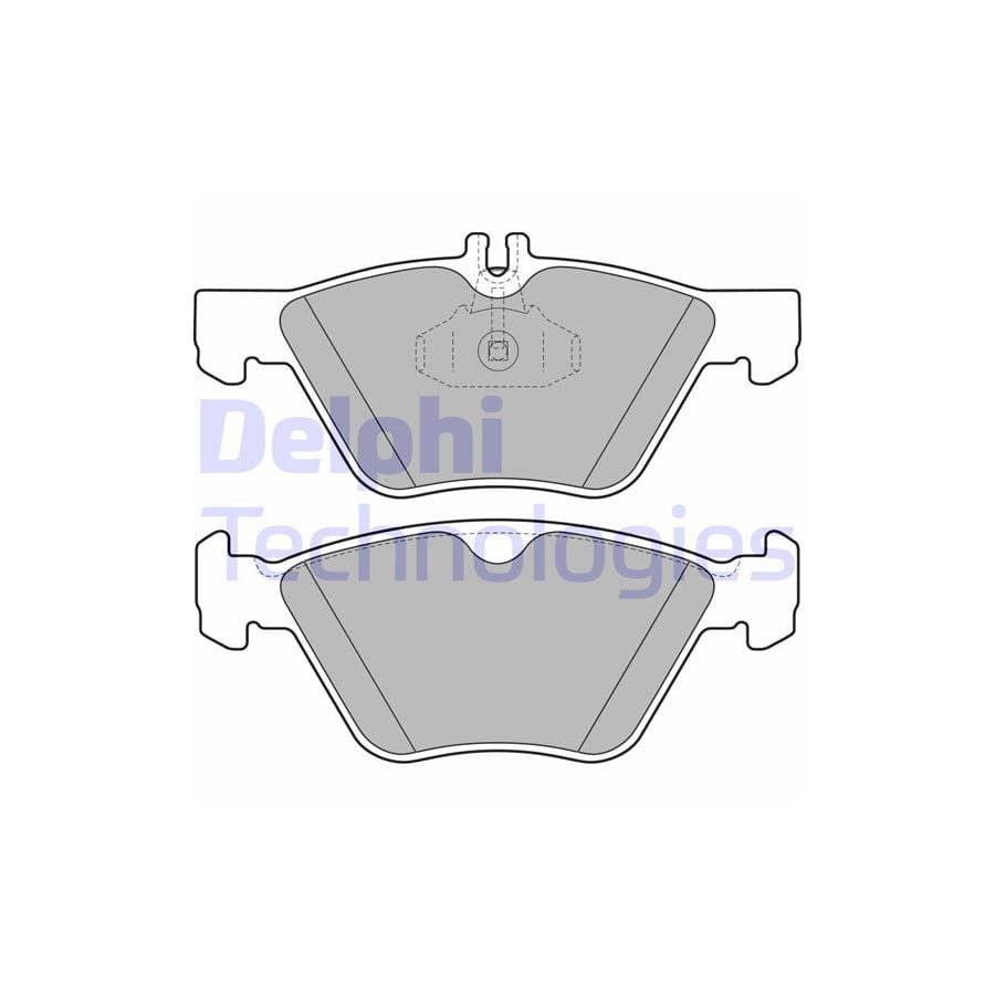 Delphi Lp1589 Brake Pad Set