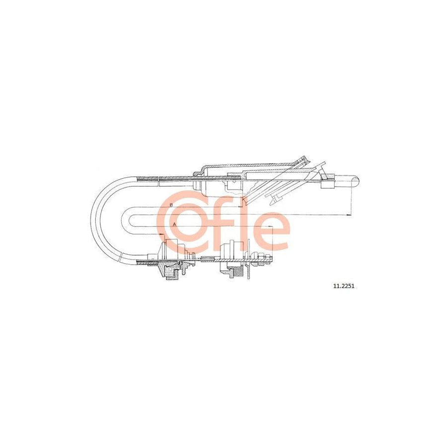 Cofle 92.11.2251 Clutch Cable