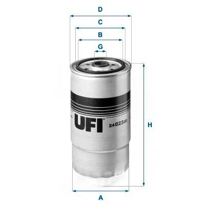 UFI 24.023.00 Fuel Filter