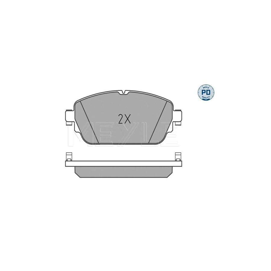 Meyle 025 220 3119/Pd Brake Pad Set Suitable For Mercedes-Benz C-Class