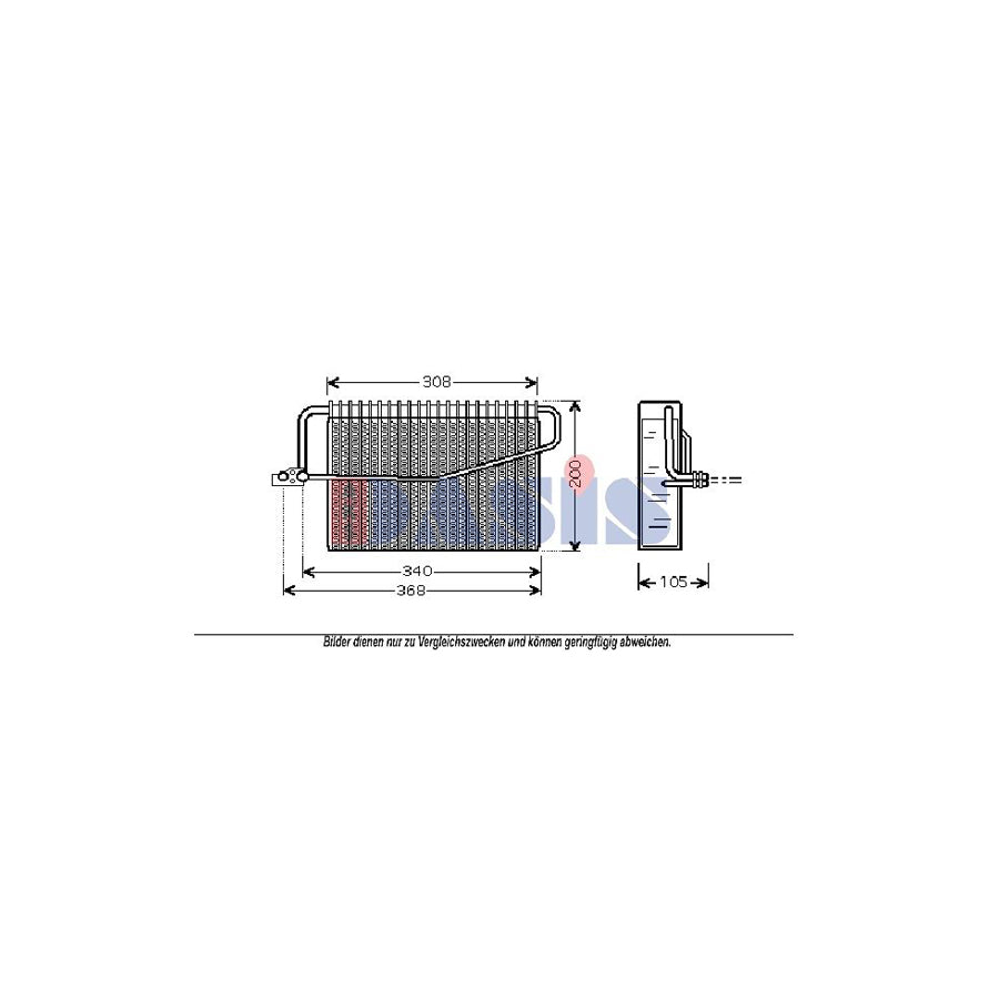 AKS Dasis 820103N Air Conditioning Evaporator | ML Performance UK