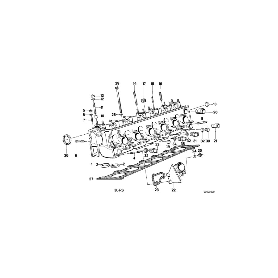 Genuine BMW 11122241452 E30 E34 Divider (Inc. 324td, 324d & 524td) | ML Performance UK Car Parts