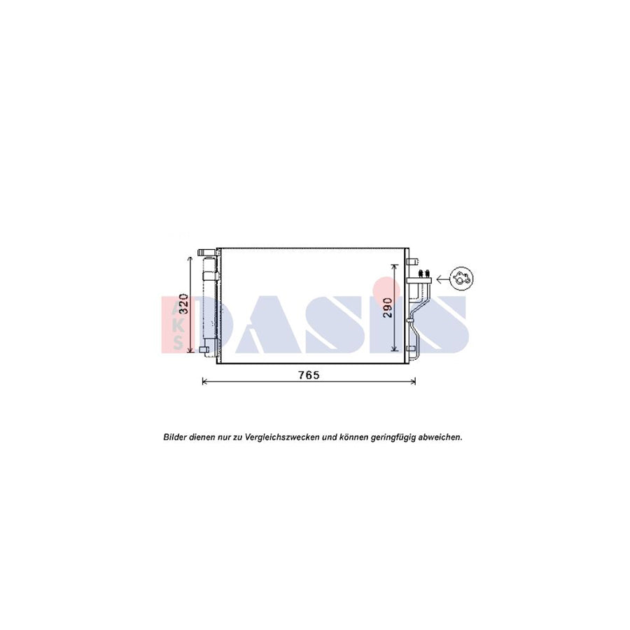 AKS Dasis 512065N Air Conditioning Condenser | ML Performance UK