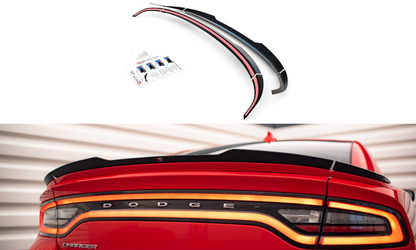 Maxton Design DO-CH-2-RT-CAP1T+CAP2T Spoiler Cap Dodge Charger RT MK7 Facelift | ML Performance UK Car Parts