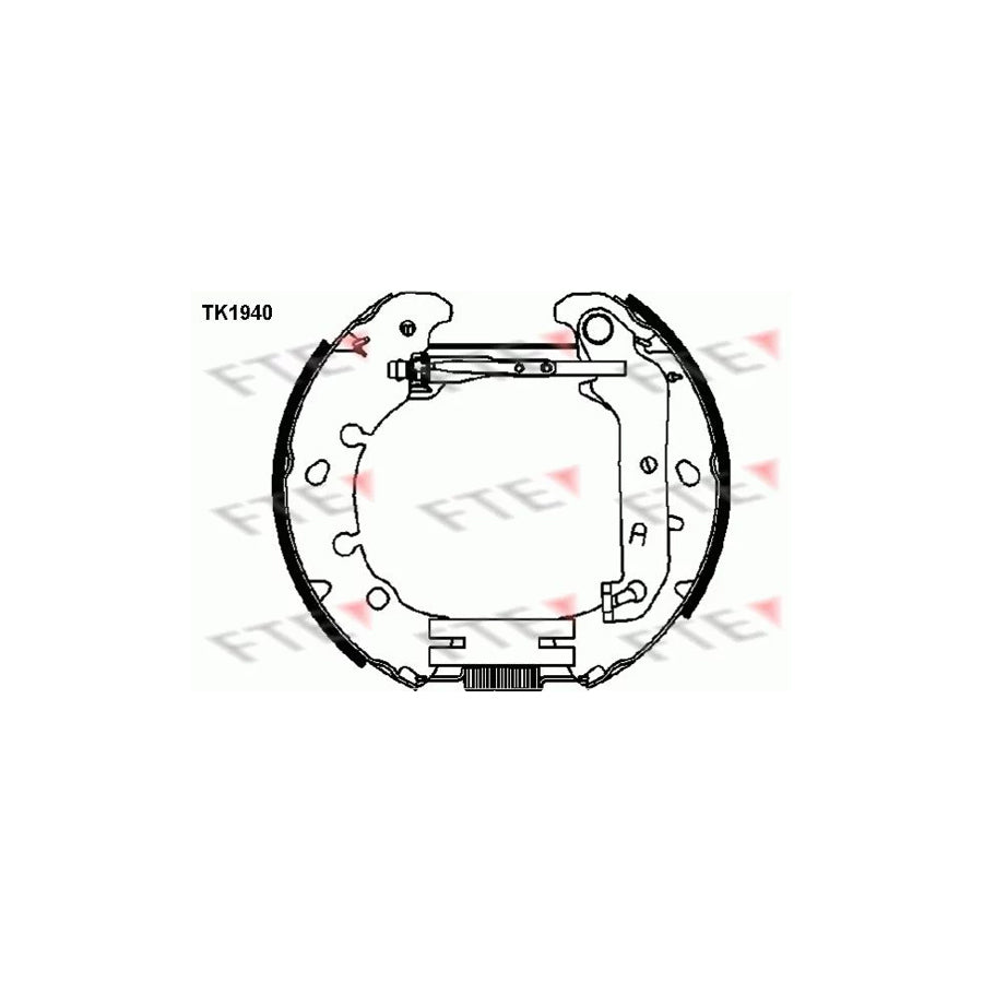 Fte TK1940 Brake Shoe Set | ML Performance UK Car Parts