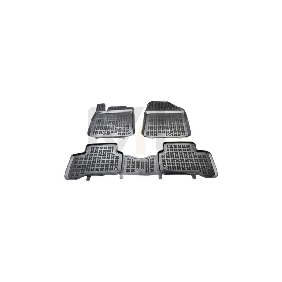 REZAW PLAST 201618 Floor mat set for HYUNDAI Ioniq (AE) Elastomer, Front and Rear, Black | ML Performance Car Parts