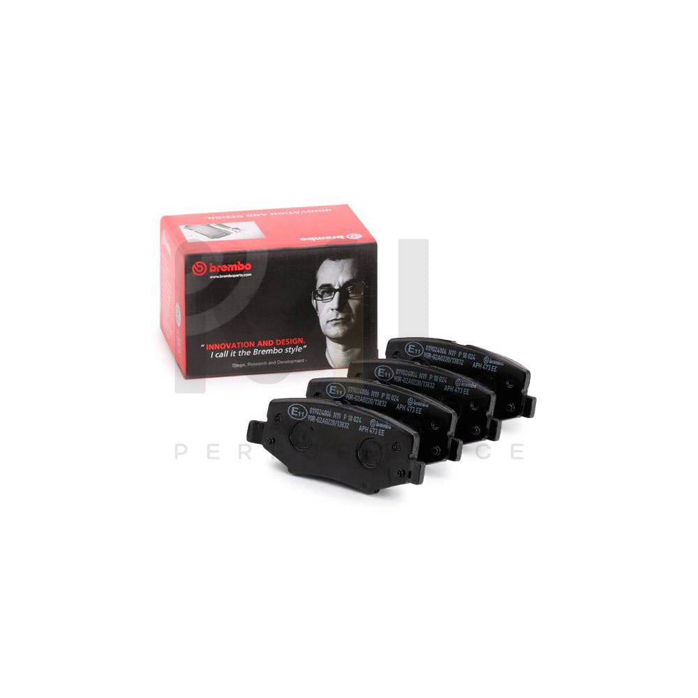 Brembo P 18 024 Brake Pad Set With Acoustic Wear Warning | ML Performance Car Parts