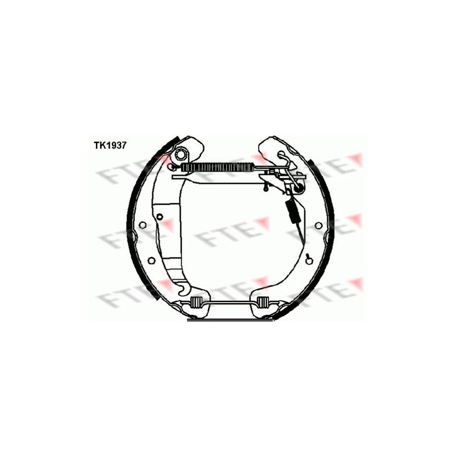 Fte TK1937 Brake Shoe Set | ML Performance UK Car Parts