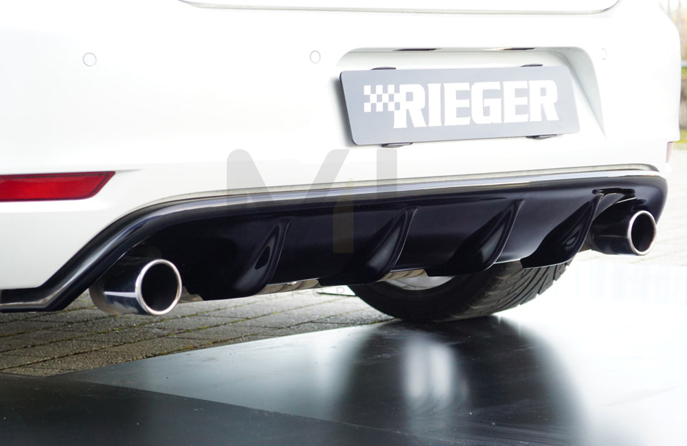 Rieger 00088023 VW Mk6 Golf GTI Rear Diffuser 3 | ML Performance UK Car Parts