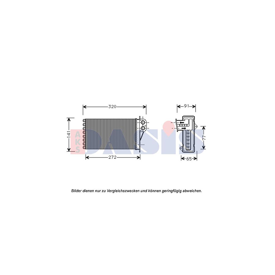 AKS Dasis 169017N Heater Matrix | ML Performance UK