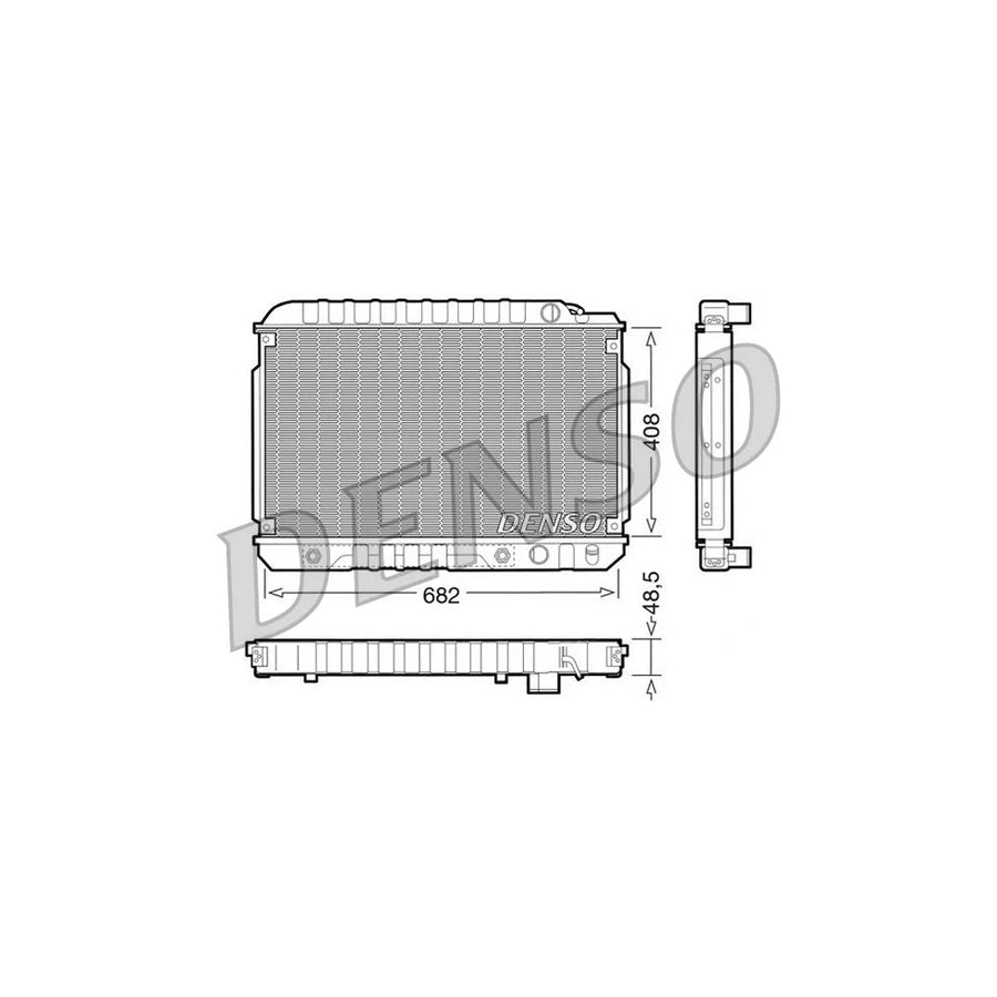 Denso DRM17003 Drm17003 Engine Radiator Suitable For Mercedes-Benz Sl | ML Performance UK