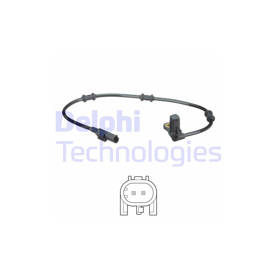 Delphi Ss20593 Abs Sensor Suitable For Mercedes-Benz Ml-Class (W163)