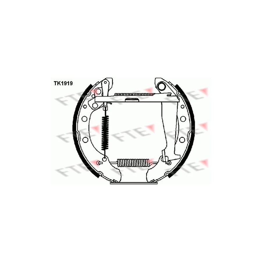 Fte TK1919 Brake Shoe Set | ML Performance UK Car Parts