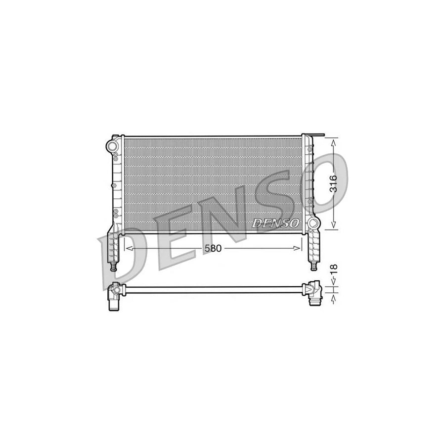 Denso DRM09063 Drm09063 Engine Radiator For Fiat Doblo | ML Performance UK