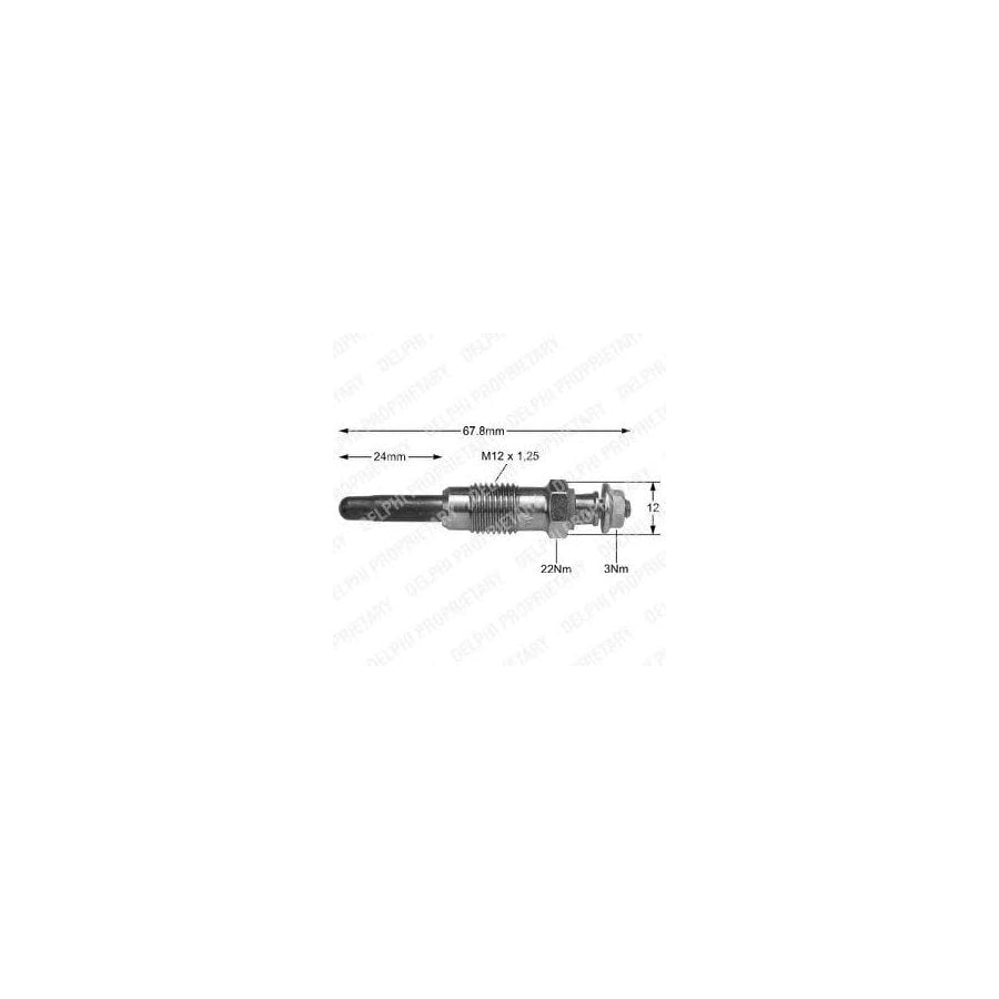 Delphi Hds347 Glow Plug