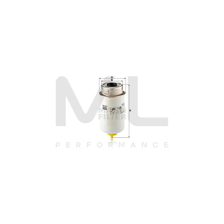 MANN-FILTER WK 8157 Fuel filter Spin-on Filter | ML Performance Car Parts