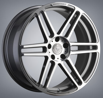 MANHART CONCAVE ONE RIM SET FOR TOYOTA GR SUPRA- GUNMETAL GRAY / DIAMOND POLISHED