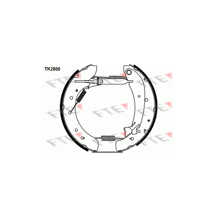 Fte TK2800 Brake Shoe Set | ML Performance UK Car Parts