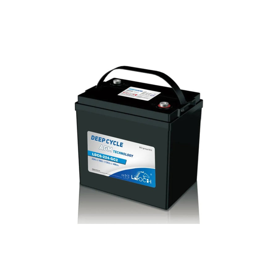 Leoch 6V 224Ah Deep Cycle AGM Battery - LDC6-224-GC2 | ML Performance UK Car Parts