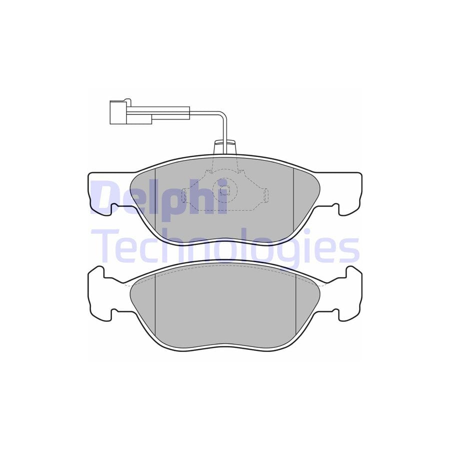 Delphi Lp1586 Brake Pad Set