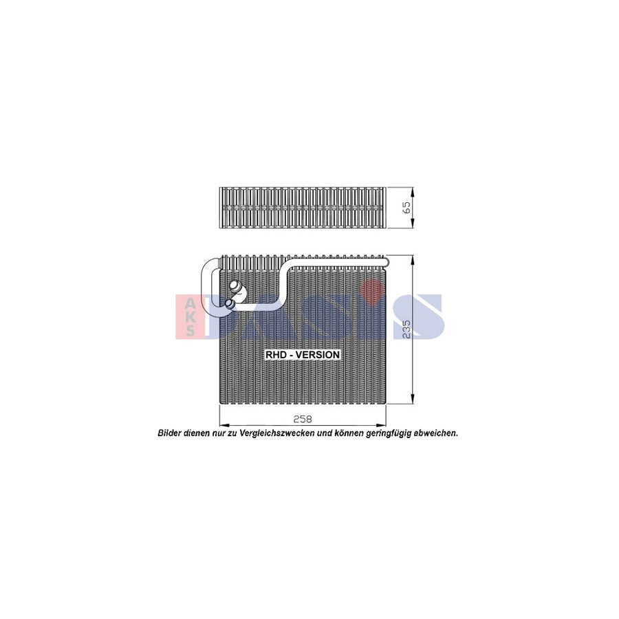 AKS Dasis 820107N Air Conditioning Evaporator | ML Performance UK