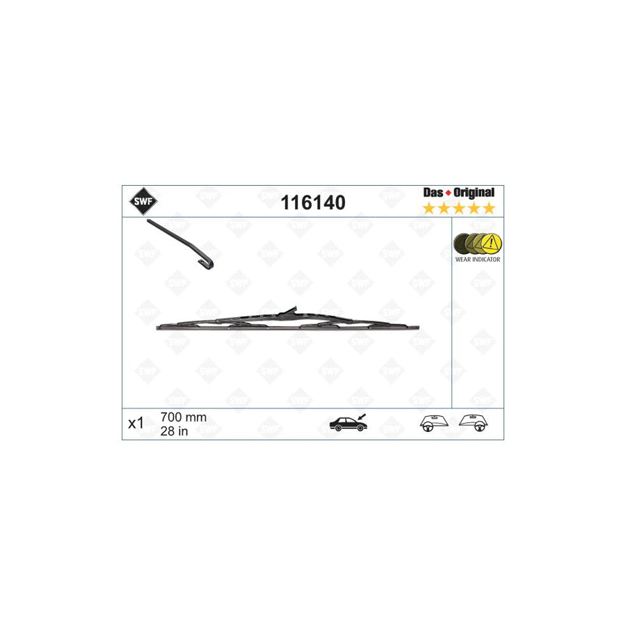 Swf Original 116140 Wiper Blade | ML Performance UK Car Parts