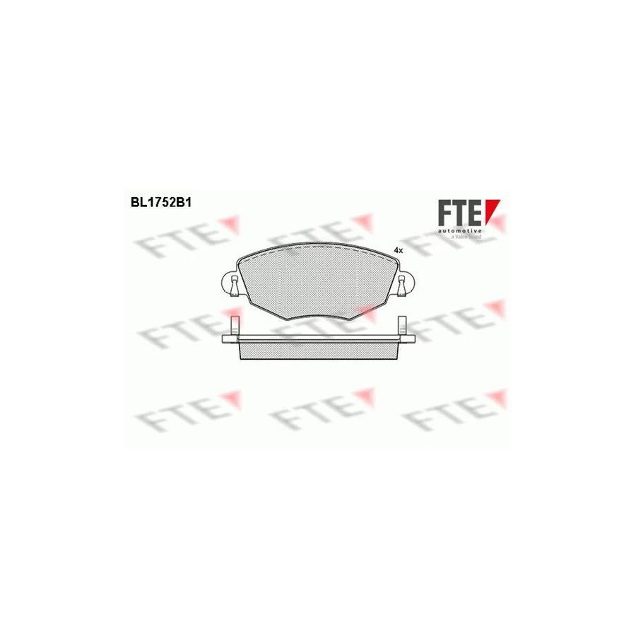 Fte BL1752B1 Brake Pad Set | ML Performance UK Car Parts