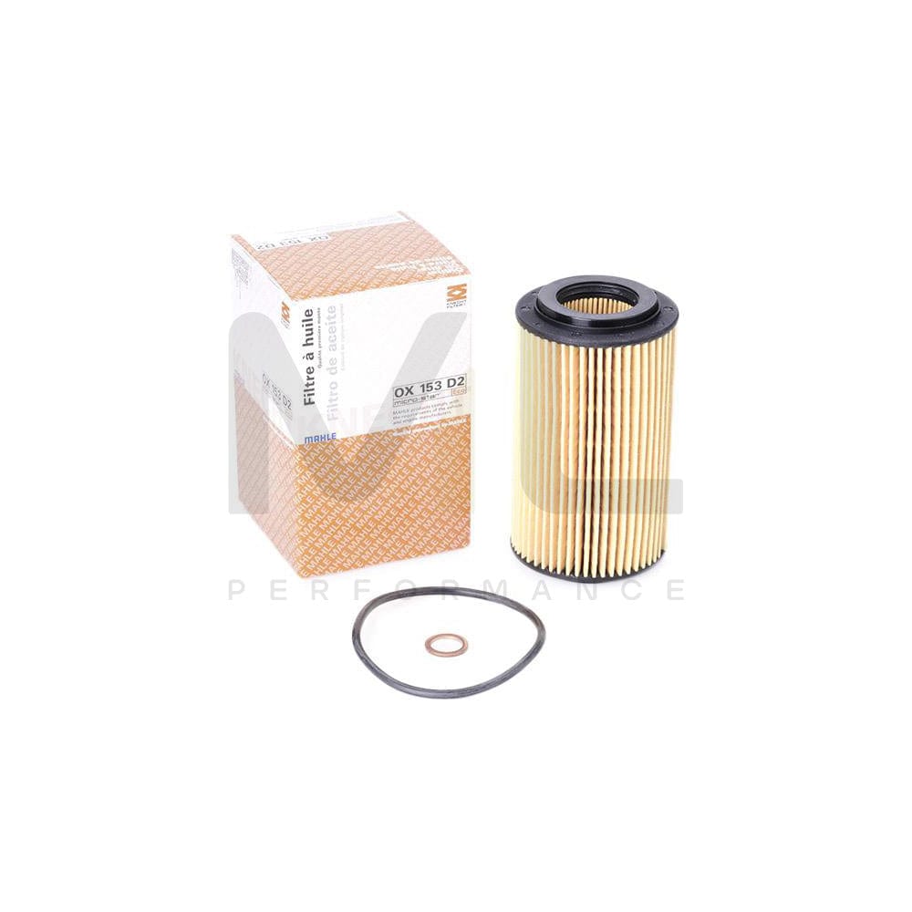 MAHLE ORIGINAL OX 153D2 Oil Filter Filter Insert | ML Performance Car Parts