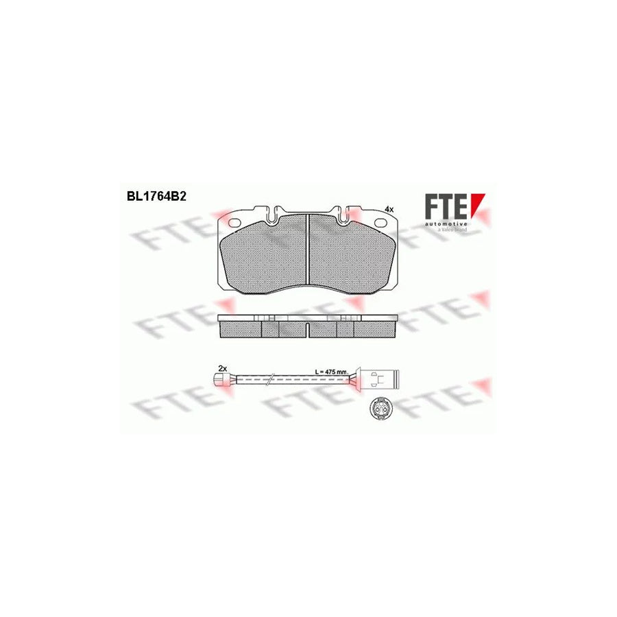 Fte BL1764B2 Brake Pad Set | ML Performance UK Car Parts