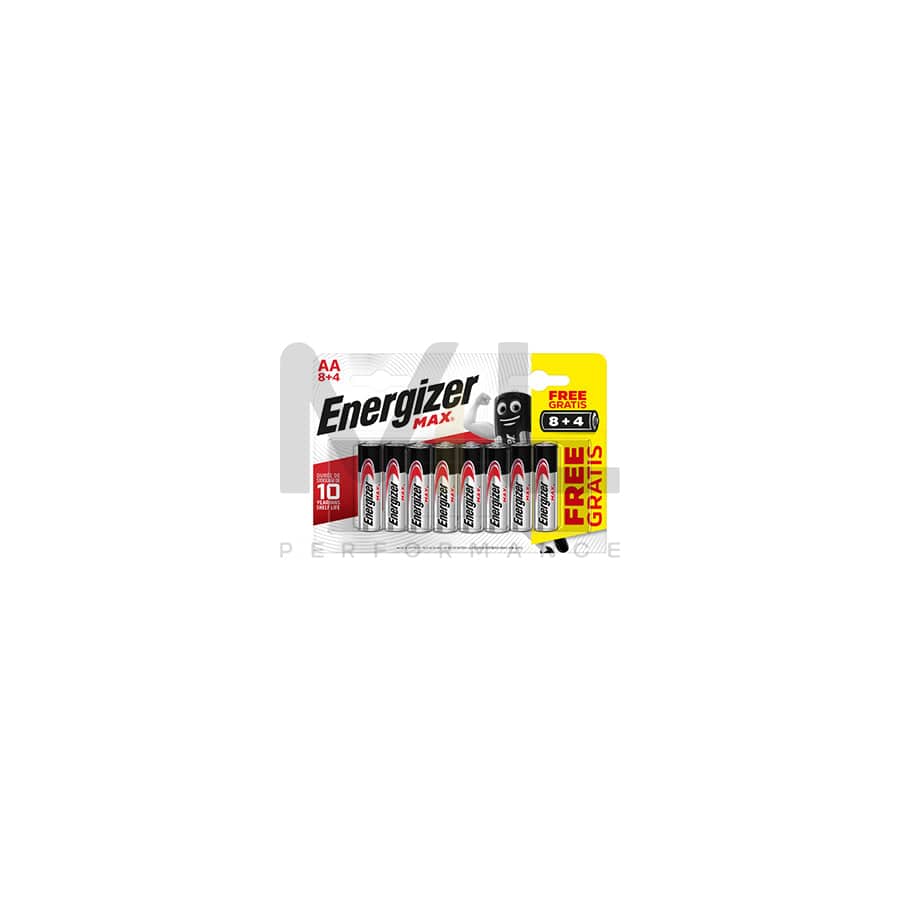 ENERGIZER Max Alk AA BP12 8+4 | ML Performance UK Car Parts