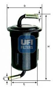 UFI 31.715.00 Fuel Filter