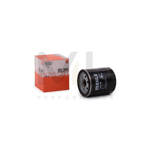 MAHLE ORIGINAL OC 981 Oil Filter Spin-on Filter, with one anti-return valve | ML Performance Car Parts