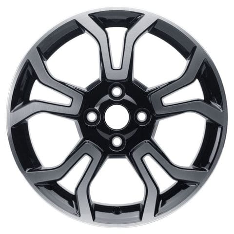 GENUINE FORD 2472211 ECOSPORT ALLOY WHEEL 17" 5 X 2-SPOKE DESIGN, ABSOLUTE BLACK MACHINED | ML Performance UK