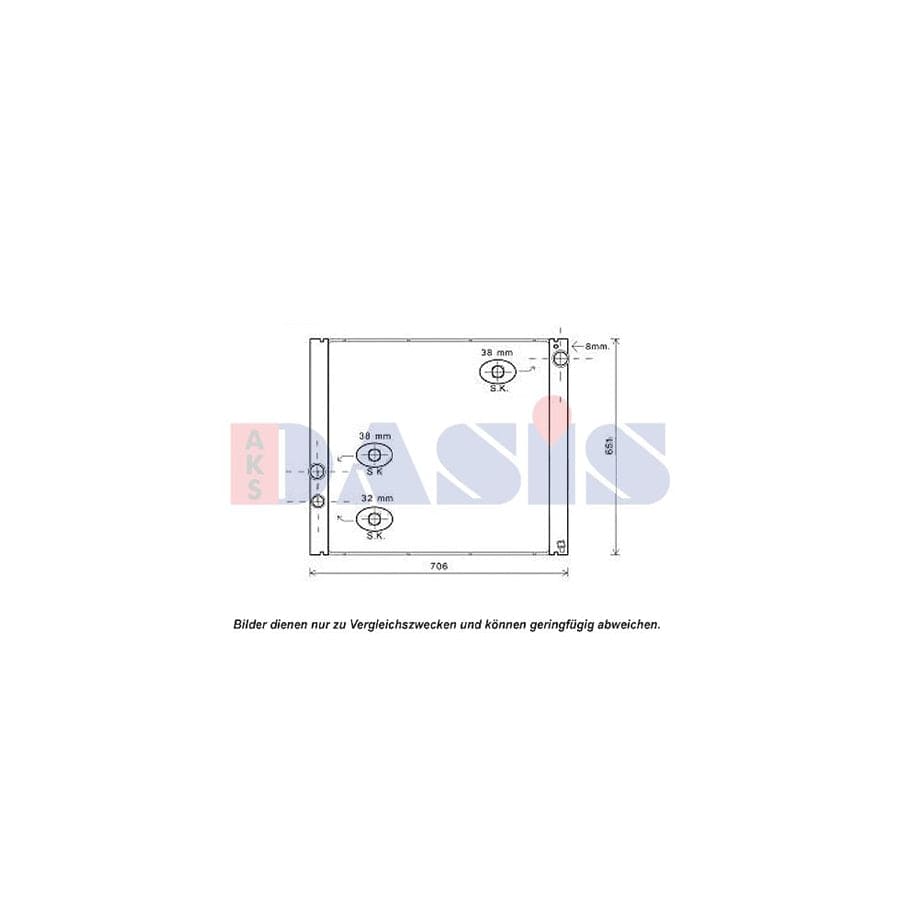 AKS Dasis 020022N Engine Radiator For Land Rover Range Rover III (L322) | ML Performance UK