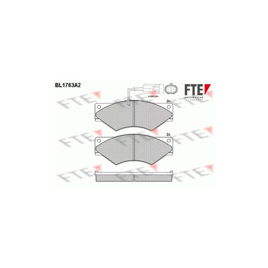 Fte BL1763A2 Brake Pad Set For Iveco Daily | ML Performance UK Car Parts