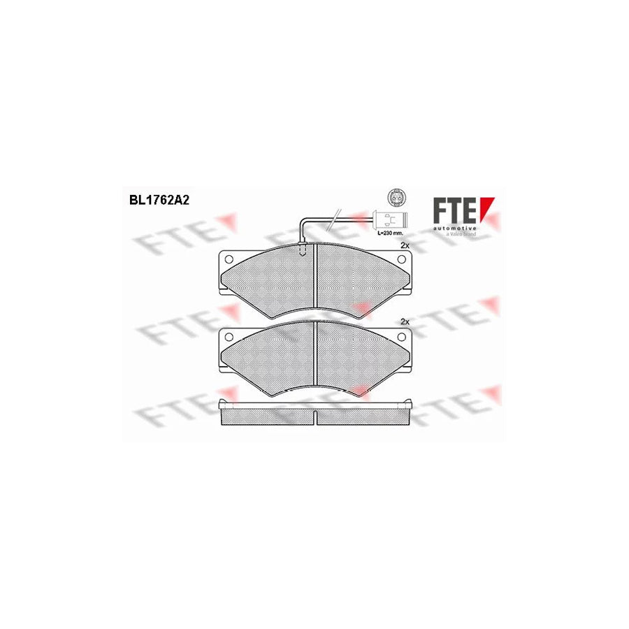 Fte BL1762A2 Brake Pad Set For Iveco Daily | ML Performance UK Car Parts