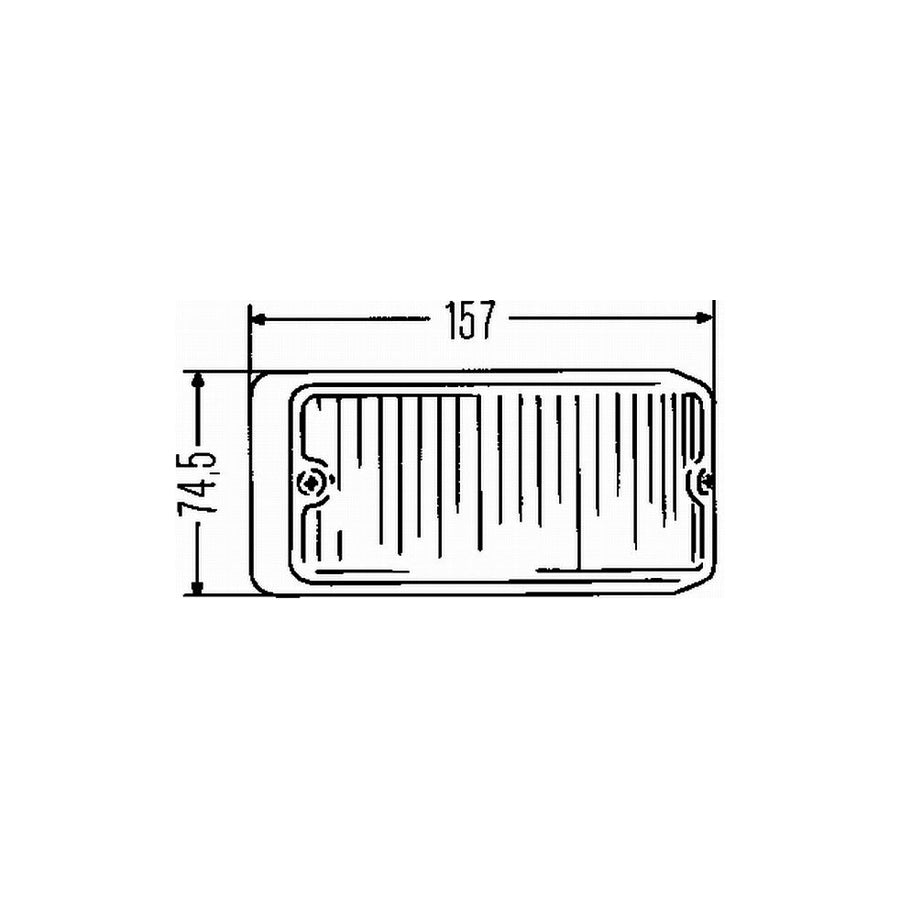 Hella 2BA 001 275-011 Side Indicator